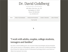 Tablet Screenshot of drgoldberg.net